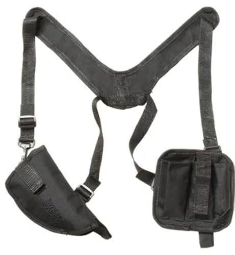 Funda sobaquera Horizontal para Armas. Ideal para Pistolas y revólves en Tela de Cordura. Válida para Pistolas de balines, de Airsoft y de Fuego