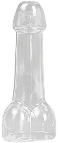 Bicchieri di Plastica USA E Getta 12 Oz Party Cocktail Casa Bicchiere da Bar Articoli Pene Tazza a Forma di Gallina Bicchiere da Notte e Bottiglia può Tazze di Vetro (A, One Size)