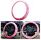 BELOMI Bling Auto Lenkradbezug Weicher Samt Kristall Strass Lenkradschoner Universal 15 Zoll Flauschig für Winter Warm Niedlich Auto Innenraum Zubehör für Frauen Mädchen (Rosa)