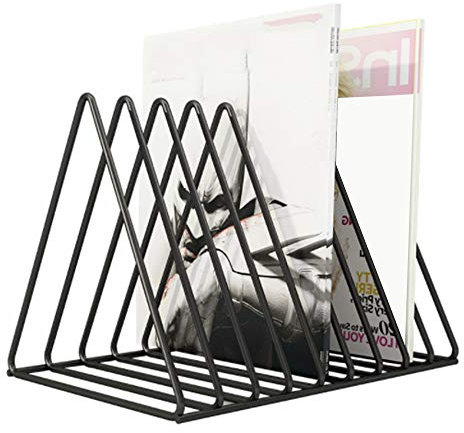 Pimahnry Vinyl Record CD Storage Rack Album Display Rack Multifunctional Vertical European Art