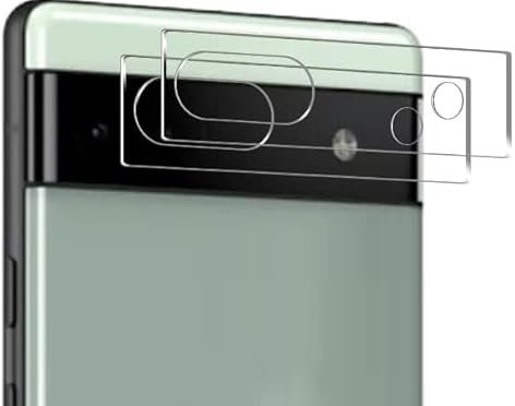 Cracksin [2 Stück] Google Pixel 6A Kamera Schutz Folie Hart Schutzglas Ultra Klar Objektivschutz 3D Hard Linse Kameraschutz