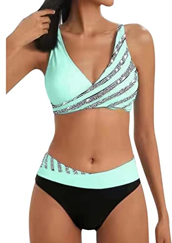 DondPO Damen Bikini Set Push Up Bikini Mollige Frauen Bikini Damen Set Bauch Weg Damen Bikini Bikini Set Bikinis Bademode Bikini Schwarz Sexy Bikini Damen Bikini Push Up Bikini Brazilian