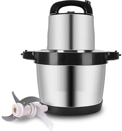 Hachoir à Viande électrique 6L, Grande Capacité 3 Vitesses Disponibles, Puissant Moteur En Cuivre Pur 1500 W, Robot Culinaire En Acier Inoxydable, Pour Un Usage Commercial Ou Domestique