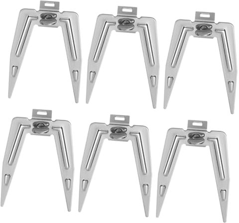 IWOWHERO Kit Di Forchette Per Pollo Arrosto Da Cucina Per La Casa Set Da 6 Forchette in Acciaio Inossidabile Per Arrostire