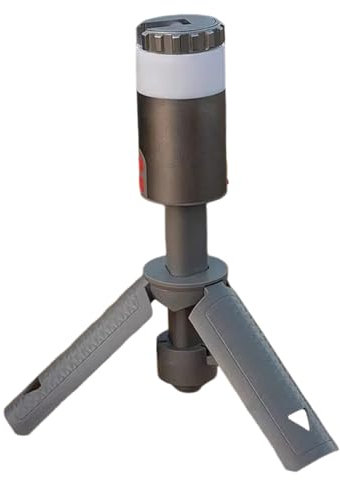 Qsvbeeqj Luz de camping plegable con batería recargable, linterna de camping para senderismo