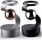 Schwerkraft-Trotzendes Kinetisches Schreibtischspielzeug | Gyroskop mit Perpetuum Mobile | Hypnoball-Dekoration zur Stresslinderung | Stilvolle Schreibtisch-Deko für Männer und Büro,2PCS,Black