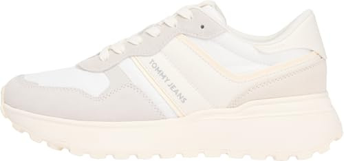 Tommy Jeans Damen Tjw Cleated Runner Suede Mix En0en02921Low Top