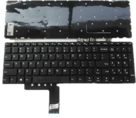 fqparts Teclado portátil para For Lenovo For Ideapad Yoga 510-15IKB Yoga 510-15ISK Negro UK Edition