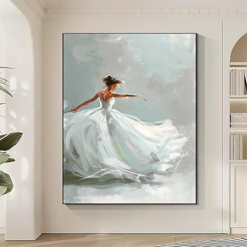 Figurenkunst Diamond Painting XXL TäNzer Diamond Art Bilder Erwachsene Dimond Painting Kinder Mosaikherstellung Stickerei Kreuzstich Malerei Kits Basteln für Erwachsene, Geschenke (30x40cm) 0-5