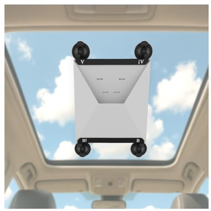 MMOBIEL Suction Cup Mount for Starlink Mini Aluminum Alloy & Metal Construction - Strong Suction for Stable Satellite Signal – Compact & Easy Installation for RVs, Cars, Boats, Windows, Sunroofs