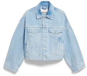 ARMEDANGELS Damen Jeansjacke aus recyceltem Baumwoll Mix PAASITHE Denim Oversized Fit