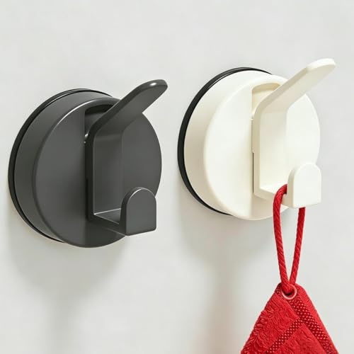 Saugnapf Haken ohne Bohren, mit Doppelhaken Design