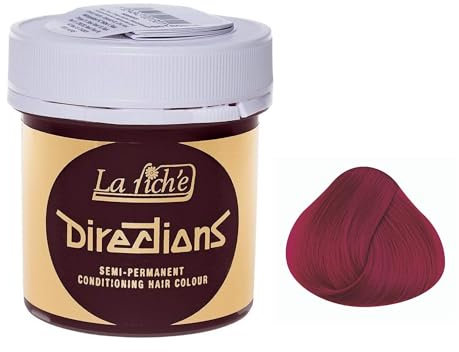 8 X La Riche Directions Semi-Permanent Hair Color 88ml Tubs - Tulip