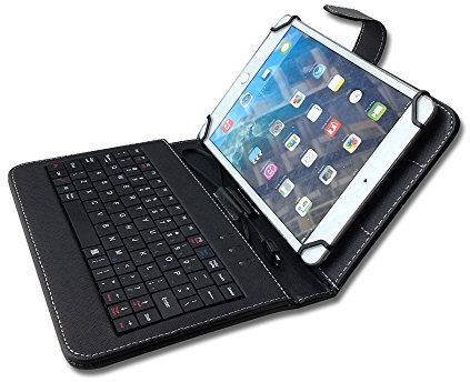 Pas Cher House étui avec Clavier français AZERTY intégral pour tablettes Android à 7 Pouces 8 Pouces, Micro Câble USB