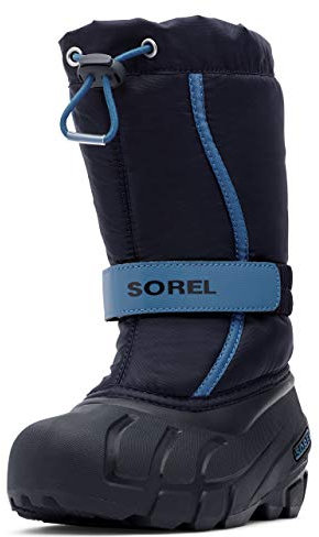 Sorel KIDS FLURRY Schneestiefel für Unisex Baby, Blau (Collegiate Navy x Atmosphere) - Children, 29 EU