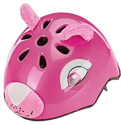 Prophete Unisex Jugend Kinder-Fahrradhelm Tiermotiv: Pinker Bär, Größe: 50-54 cm, TÜV/GS Zertifiziert, 0773, pink