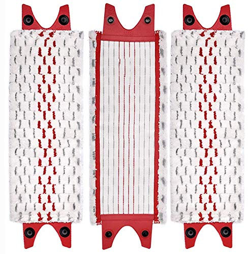 Lot de 3 tête de balai de rechange en microfibre durable pour balai à franges UltraMax