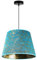 Light-Home Werona Elegant Hängelampe - Modern Deckenlampe für Wohnzimmer Schlafzimmer und Esszimmer - Pendelleuchte aus Metall mit Modern Lampenschirm - Blau - 26x35 cm