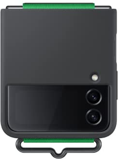 Samsung Galaxy Z Flip4 Official Silicone Cover with Strap Black