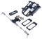 Symmetrisches Lenkset aus Aluminium, passend für 1/5 HPI ROVAN KM BAJA 5B 5T 5SC King Motor
