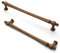 FURNIWARE 10 piezas Antiguo latón Distancia de Orificio de 192 mm Tiradores Para Cocina Manija de Gabinete Manijas de Morden de Muebles, para Cocinas, Oficina