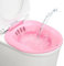 Portable de toilettes de toilette pour toilettes pour les toilettes pour un siège de toilette universel pour les blessures post-partum, siège de toilette rose