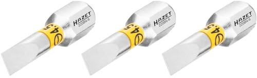 HAZET Bit - Sechskant 1/4 - Schlitz Profil - 0.6x4.5mm -3-tlg. 2208N-6/3
