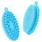 RamPula Silicone Body Scrubber, Dual-Sided Bath Shower Gentle Exfoliating Body Cleansing Brush for Men Women Kids, All Skin Types, More Hygienic Than Loofah, Easy to Clean, Long-Lasting, 1pc Blue