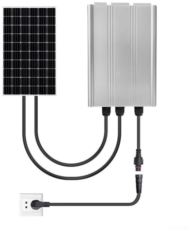 UTTASU Micro onduleur de grille à haute efficacité, MPPT Smart Micro PV System 500W600W700W (T500-500W), 1224520596