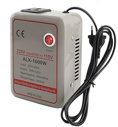 NICCOO Trasformatore Convertitore di Tensione soffietto 500W 1000W 100/120V a 220 V/250 V, Trasformatore Convertitore di Tensione Step-up e Down