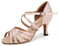 SWDZM Scarpe da Ballo Latino Americano Donna con Strass Salsa e Bachata Donna,Rosa,EU 43