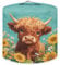 Tutolipy Highland Cow Pressure Cooker Sunflower Air Fryer Dust Cover for Rice Cooker Air Fryer Housewarming Present Personality (for 6 Quart Instant Pot)