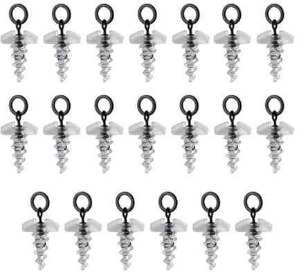 20 pieces carp fishing 360 bait screw boilie screw with rolling swivel terminal tackle