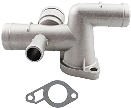 YELEMEABHB Aluminium Alloy Engine Cooling Coolant Hose Connector Pipe 06A 121 133J Compatible With Jetta Compatible With Golf MK4 Compatible With Bettle A3 S3 TT Compatible With Seat radiator