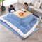 SHENJIA Kotatsu Tisch mit Heizung und Decke, japanischer Schreibtisch im Wohnzimmer, Tatami, Heizung, Holz, Kaffeetisch, mit Futon-Tischdecke