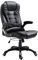 Xichuzi Silla de Oficina, Silla Ergonómica, Office Chair, Silla Ordenador, Silla Despacho, Silla Escritorio Gaming, Sillas De Escritorio, de Cuero sintético Negra