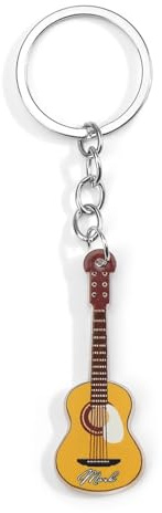 Gallkeat Y2K Gitarre Schlüsselanhänger, Musikinstrument Schlüsselanhänger, Cool Trend Mode Anhänger, Geschenke für Musikliebhaber, Geschenke für Frauen