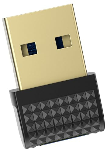 Binamao Bluetooth Adapter PC, USB Bluetooth 5.4 Dongle, Stick für Windows 11/10/8.1, Adapter EDR für PC Laptop Kopfhörer Tastatur Maus Plug & Play Controller Headset Desktop