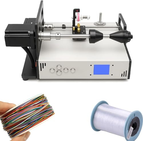 Automatische Wickelmaschine, Spulenwickelmaschine mit automatischer Drahtausrichtung mit 18-46AWG-Draht
