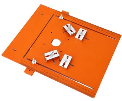 Binario di guida per taglio circolare HaloVerde con capacità di taglio da 0 a 24,5 cm e marcature in scala precise, design multiforo per rifilatori, piastra per rifilatrice