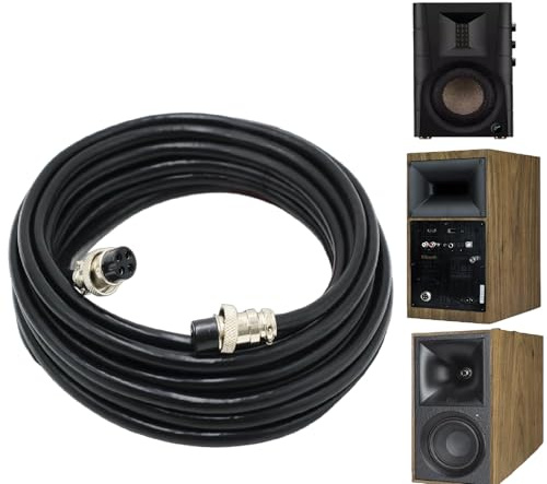 ZHHSUNY 4 hilos de conexión de altavoz de núcleo, alargador de audio maestro esclavo, cable blindado sin pérdida,compatible con klipsch Les Fives Sevens, compatible con HIVI Swan D200 D300 (16,4FT)