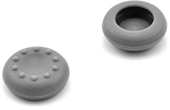 Tapas de silicona analógica para mando de juegos PS4, PS3, Xbox 360, Xbox One (2 unidades), color gris