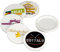 100 Einkaufswagenchips weiß mit Fotodruck 4-farbig Einkaufswagen Chip Druck mit Logo Foto Text
