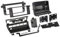 Doppel DIN 2-DIN Autoradio Radio Blende Radioblende Einbaublende schwarz für BMW 3er E46 1998-2007 (5 Schalter)