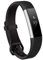 Ersatzarmband kompatibel mit Fitbit Alta, Alta HR, Zubehörarmband, Wechselarmband, Sport Uhrenarmband, Silikon, schwarz, small