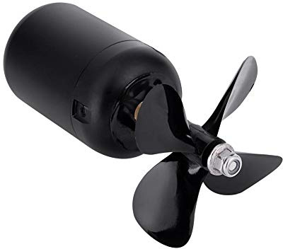 Unterwasser Motor Thruster, 2.4kg Stark Schub - 100m Tiefe - 4-Blatt Propeller - 24V für DIY ROV, U-Boot, Fischboot und Schiffsmodelle Zubehör