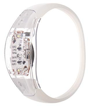 Ultra 2 Weiss Soundaktivierte LED-Armbänder Leuchtende Sprachsteuerung LED-Armband Blinkend für Erwachsene Party Männer Frauen Musik Rave-Zubehör LED-Armbänder Veranstaltungen im Dunkeln