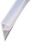 ETOPARS Joint de Porte de Bain Paroi de Douche Joint de Fenêtre Incurvé Forme Droite ou Caoutchouc Verre Bas Météo 10mm 78 F Forme Écart 0 à 20 mm