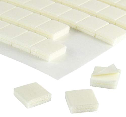 Schaumklebepunkte 3D Klebepads quadratisch 10 x 10 mm, 3 mm Dicke / 100 Stück