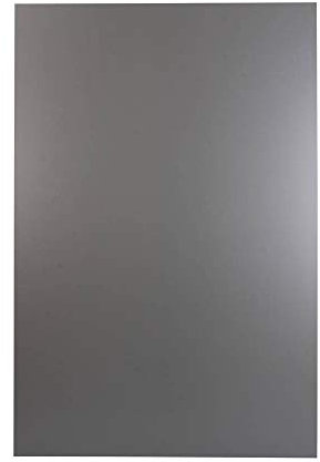 NORDLINGER PRO Plaque composite Crédence Cuisine - Décor Black Silver - Aluminium - 80 x 120 cm 3/0,15 mm - Idéal cuisine